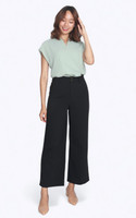 Straight Leg Pants - Black
