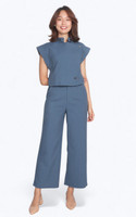 Straight Leg Pants - Blue