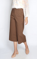Structured Culottes - Chestnut