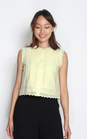 Ladder Trim Top - Yellow