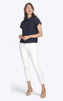 Sera Eyelet Shirt - Navy
 Sera Eyelet Shirt - Navy