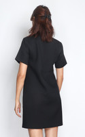 Elara Chain Trim Shift Dress - Black Elara Chain Trim Shift Dress - Black
