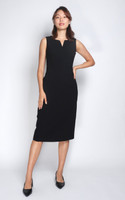 Sloane Pencil Midi Dress - Black