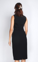 Sloane Pencil Midi Dress - Black