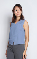 Malorca Criss Cross Top - Blue