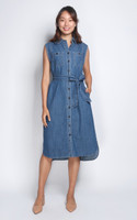 Tiara Denim Dress - Denim
