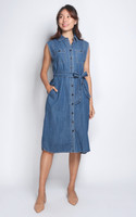 Tiara Denim Dress - Denim