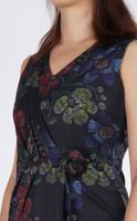 Marielle Asymmetrical Drape Dress - Black Marielle Asymmetrical Drape Dress - Black