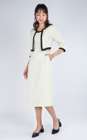 Aurora Faux 2-piece Dress - Ivory Aurora Faux 2-piece Dress - Ivory