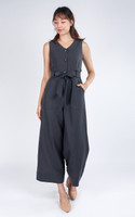 Keia Button Jumpsuit - Grey Keia Button Jumpsuit - Grey