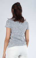 Vera Tulip Sleeves Top - Grey