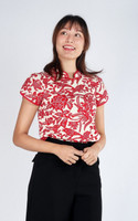 Yuan Prosperity Cheongsam Top - Red