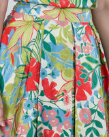 Ivy Botanical Skirt - Cream