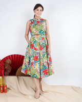 Ivy Botanical Skirt - Cream