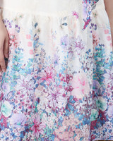 Akemi Embroidered Cheongsam Dress - Cream/Multi