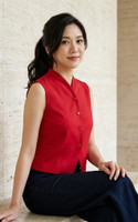 Tiera Button Down Top - Crimson