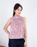 Sakura Smocked Top - Lilac