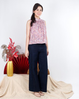 Sakura Smocked Top - Lilac