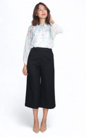 Seline Structured Culottes - Black