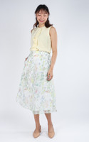 Willa Floral Skirt - White