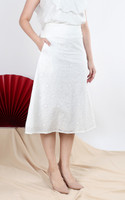 Josie Eyelet Skirt - White
