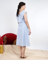 Josie Eyelet Skirt - Periwinkle