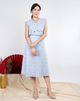 Josie Eyelet Skirt - Periwinkle