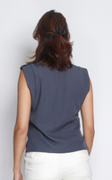 Anita Sleeveless V-Neck Top