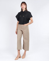 Brielle Trench Inspired Jacket - Black