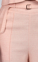 Taya Tailored Wide Leg Pants - Peach Pink