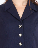 Taya Tailored Vest Top - Navy