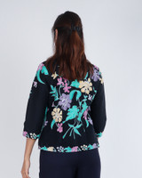Soraya Batik Kimono Jacket - Black