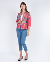 Soraya Batik Kimono Jacket - Pink