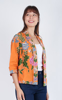 Soraya Batik Kimono Jacket - Orange
