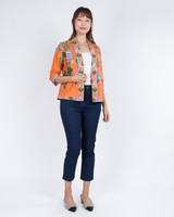 Soraya Batik Kimono Jacket - Orange
