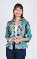 Soraya Batik Kimono Jacket - Jade