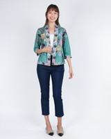 Soraya Batik Kimono Jacket - Jade
