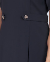 Mirelle Panelled Pleat Dress - Grey