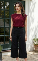 Jowelle Cropped Pants - Black