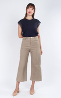 Jowelle Cropped Pants - Khaki