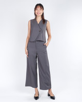 Elora Vest Top - Grey