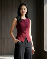 Lyra Vest Top - Burgundy