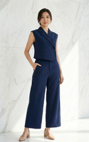 Aspen Tailored Pants - Navy