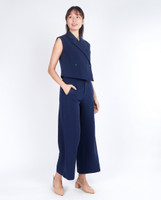 Aspen Tailored Pants - Navy