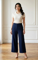 Amie Skipper Polo Knit Top - Cream