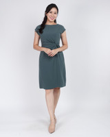 Cherie Side Twist Dress - Seafoam