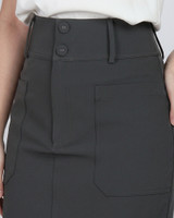 Noel Midi Pencil Skirt - Olive