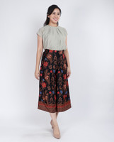 Eloise Rolled Neckline Top - Sand