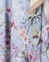 Celeste Floral Placement Dress - Lavender Blue