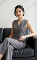 Alora Tailored Pants - Grey 